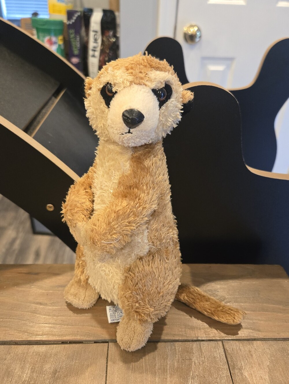 Aurora Plush Meerkat Stuffed Animal Tan & Cream